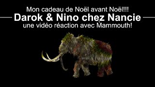 Mon cadeau de Noël avant Noël Mammouth quotreact videoquot Nancie Veilleux avec Darok et Nino lolcow [upl. by Hui484]