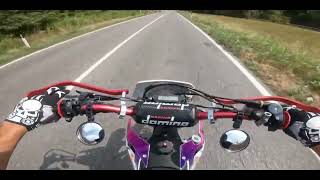 TEST FANTIC 250 4T MOTARD [upl. by Lenuahs285]