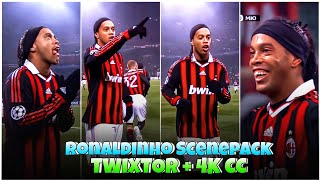 Ronaldinho Scenepack  Best 4k Clips  Cold CC High Quality For Editing🤙💥 part1 [upl. by Tristan]