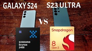 La batalla de los procesadores Exynos 2400 vs Snapdragon 8 G2 Galaxy S24 vs Galaxy S23 Ultra [upl. by Nevag474]