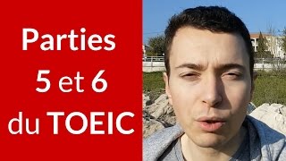 Parties 5 et 6 du TOEIC  LASTUCE pour CARTONNER dans ces 2 PARTIES [upl. by Arjun]