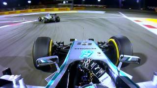 Rosberg v Hamilton 2014 Bahrain Grand Prix  F1 Classic Onboard [upl. by Brenk]