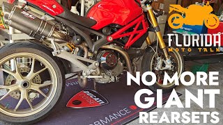 Improving My Ducati Monster 1100s With Ducabike Rearsets [upl. by Alard920]