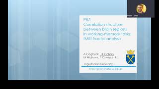 CNS2021 Correlation structure between brain regions in workingmemory tasks fMRI fractal analysis [upl. by Ayekam822]