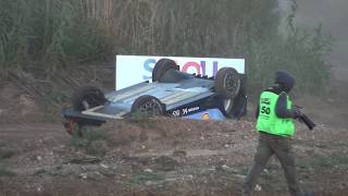 Crash Neuville Rallye Catalunya 2018 Shakedown RACC RP34 [upl. by Euqnimod]