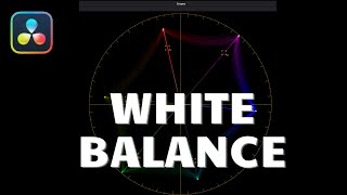 How to white balance like a Pro in davinci resolve [upl. by Kissner]