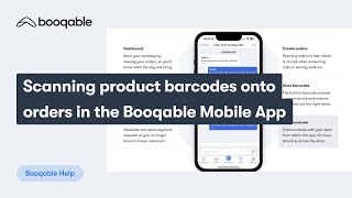 Scanning product barcodes onto orders in the Booqable Mobile App [upl. by Nnyleimaj]