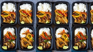 Chili Lime Chicken and Rice Meal Prep Bowls [upl. by Harbard]