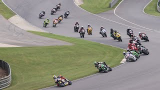 MotoAmerica Stock 1000 Race 1 at Alabama 2020 [upl. by Enelhtak195]