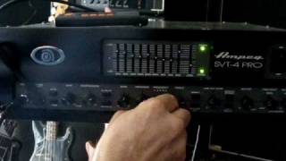 Ampeg SVT4 Pro Bass Head demo [upl. by Roach]