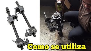 Tutorial y análisis de la herramienta para remover muelles o resortes quotspringsquot struts Mac Pherson [upl. by Rednav]