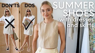 HOW TO PAIR SUMMER SHOES WITH SKIRTS AND DRESSES DOS AND DONTS [upl. by Newmann]