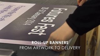 How We Produce Rollup Banner Displays [upl. by Ekyt]