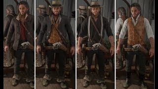 How to Make 1899 JOHN MARSTON All Outfits in Red Dead Redemption 2 [upl. by Ades]