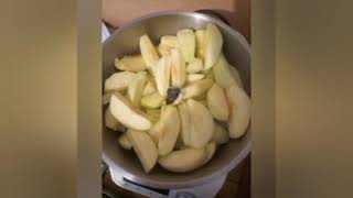 recette de la compote de pommes maison [upl. by Etnod]