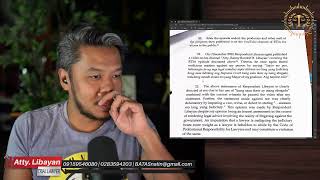 UPDATE SA LIBEL CASE NI ATTY GARRETH TUNGOL KAY ATTY LIBAYAN [upl. by Huda123]