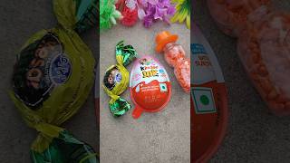 Kesar pista candy with orange fennel Jems in Kinder joy Box shorts kinderjoy chocolate [upl. by New]