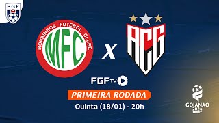 Ao vivo  Morrinhos FC X Atlético CG  Campeonato Goianão 2024 [upl. by Nilhsa]