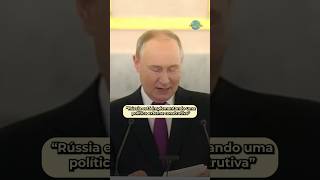 A declaração de Vladimir Putin foi dada na cerimônia da apresentação de embaixadores estrangeiros [upl. by Lada530]