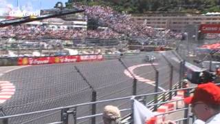 F1 Monaco GP 2011 view from stand K [upl. by Marita]