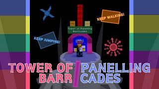 Tower of Panelling Barricades ToPB  Peak Insane  JToH Zone 9 [upl. by Mandeville125]