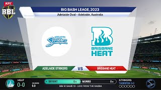 🔴 Live Adelaide Strikers Vs Brisbane Heat Live BBL  STR vs HEA Live  Big Bash League [upl. by Nola]