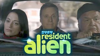 How Harry the Alien Views Humans  Resident Alien TV Series 2021 SYFY Scifi [upl. by Helbonnah]