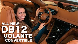 ALLNEW Aston Martin DB12 Volante • CONVERTIBLE [upl. by Yorled34]