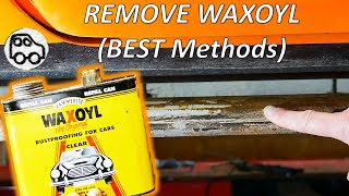 How to Remove Waxoyl  Car UnderBody Wax [upl. by Hanavas]