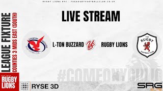 Leighton Buzzard v Rugby Lions  Counties 3 Mids East South  Live Stream sponsored by SRG Elite [upl. by Ennaej730]