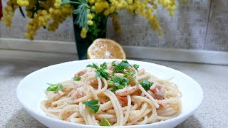 Makarona me Karkaleca  Shrimp Pasta recipe [upl. by Erbma375]