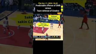 Ginebras team defense vs SMBs predictable offense [upl. by Audris224]