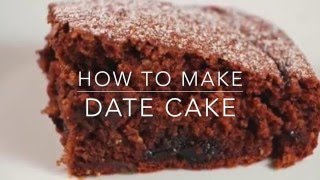 Date Cake Recipe [upl. by Anihtyc]