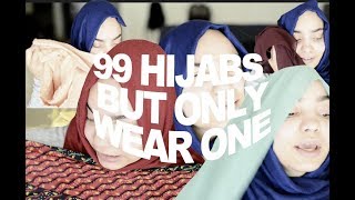 Whats In My Closet Hijab Collection [upl. by Ayanat]