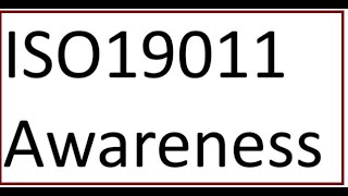 Awareness on ISO 19011  Auditor Standard Understanding [upl. by Yenruoj]