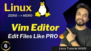 Learn How to use vi  vim editor in Linux with examples in Hindi  MPrashant [upl. by Ettelliw31]