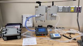 Using the LTV 1200 to Ventilate multiple Patient Circuits with Test Lungs with different Compliances [upl. by Erodavlas]