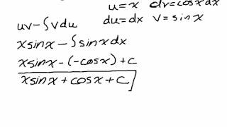 Calc BC  Integration by Parts  Part 1 [upl. by Akinorev111]