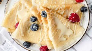 Deliciously Simple Mastering the Easy Crepe Recipe in Minutes [upl. by Wanyen449]