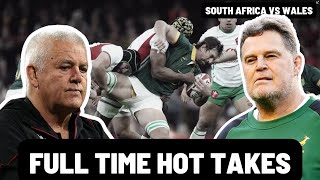 WALES vs SOUTH AFRICA  FULL TIME HOT TAKES [upl. by Annahahs]