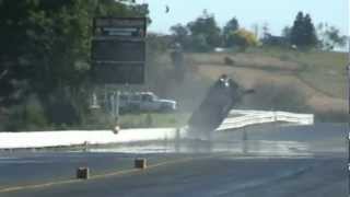 BAD CRASH  RX7 ROLLS OVER 10 TIMES [upl. by Tisha82]