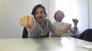 Merlin Series 5 Knights Sir Gwaine and Sir Leon Interviewed [upl. by Nauquf]