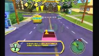 The Simpsons Hit amp Run Walkthrough Part 4 I was er attempting to grind that rail [upl. by Yrrehc990]