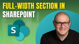 How to add a Full Width Section to a SharePoint Page [upl. by Cristionna181]