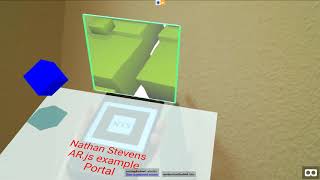 ARjs  AFrame 3D Image Portal Realtime Shadows Lighting Custom AR Marker 3D Sound [upl. by Crandall]