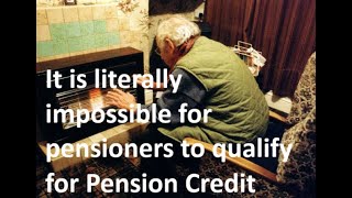 The Pension Credit scam [upl. by Asilenna435]