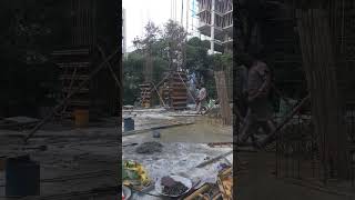 Fair face column casting construction siteworks columncasting home building fairface [upl. by Cl]