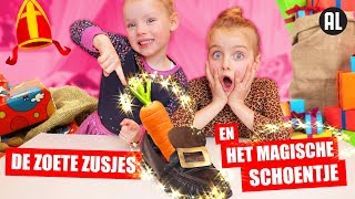 DE ZOETE ZUSJES en HET MAGISCHE SCHOENTJE Sinterklaas Film ♥DeZoeteZusjes♥ [upl. by Pauletta]