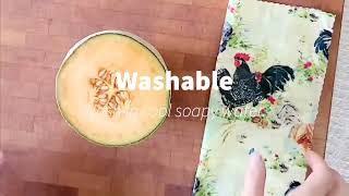 Reusable beeswax food wraps [upl. by Laurentium]