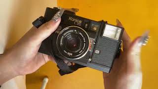 Konica C35 AF legendary point amp shoot [upl. by Lyreb40]